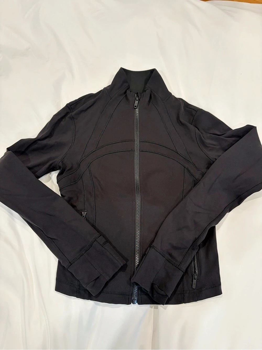 lululemon Define Cropped Jacket *Nulu Black Size 8
